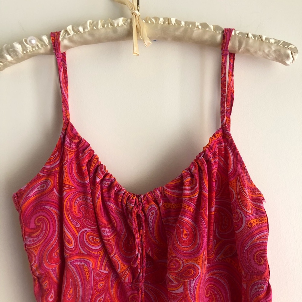 Banana Republic Paisley Tank Top Size L - Picture 3 of 15